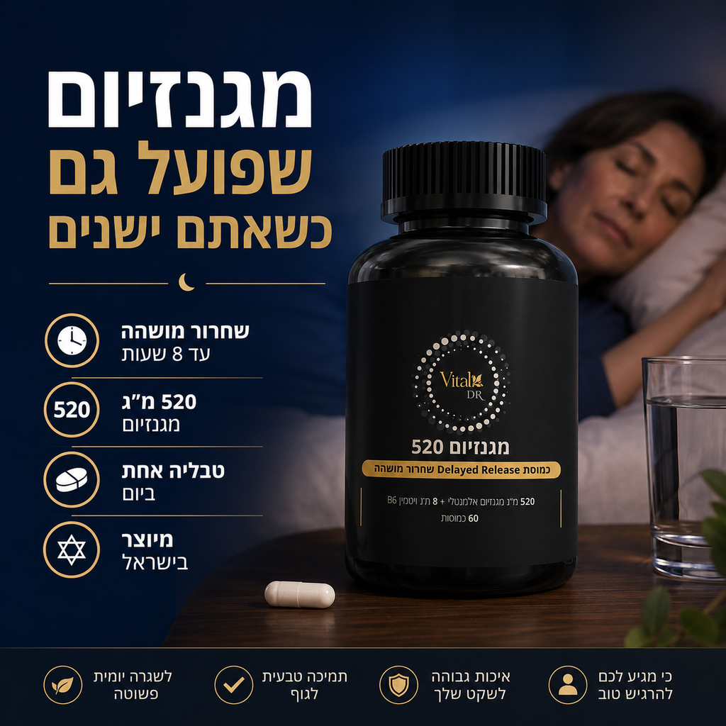 מגנזיום 520™ – שחרור מושהה