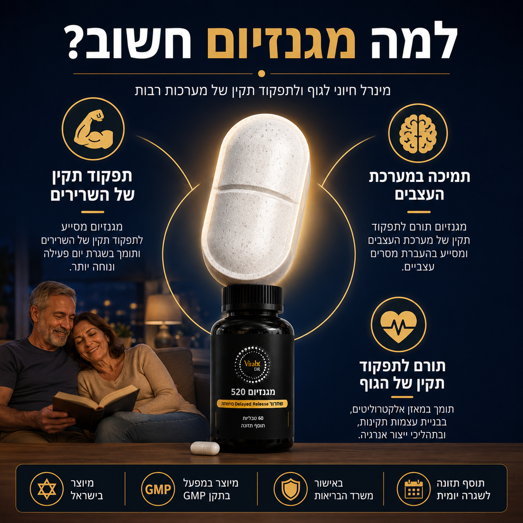 מגנזיום 520™ – שחרור מושהה