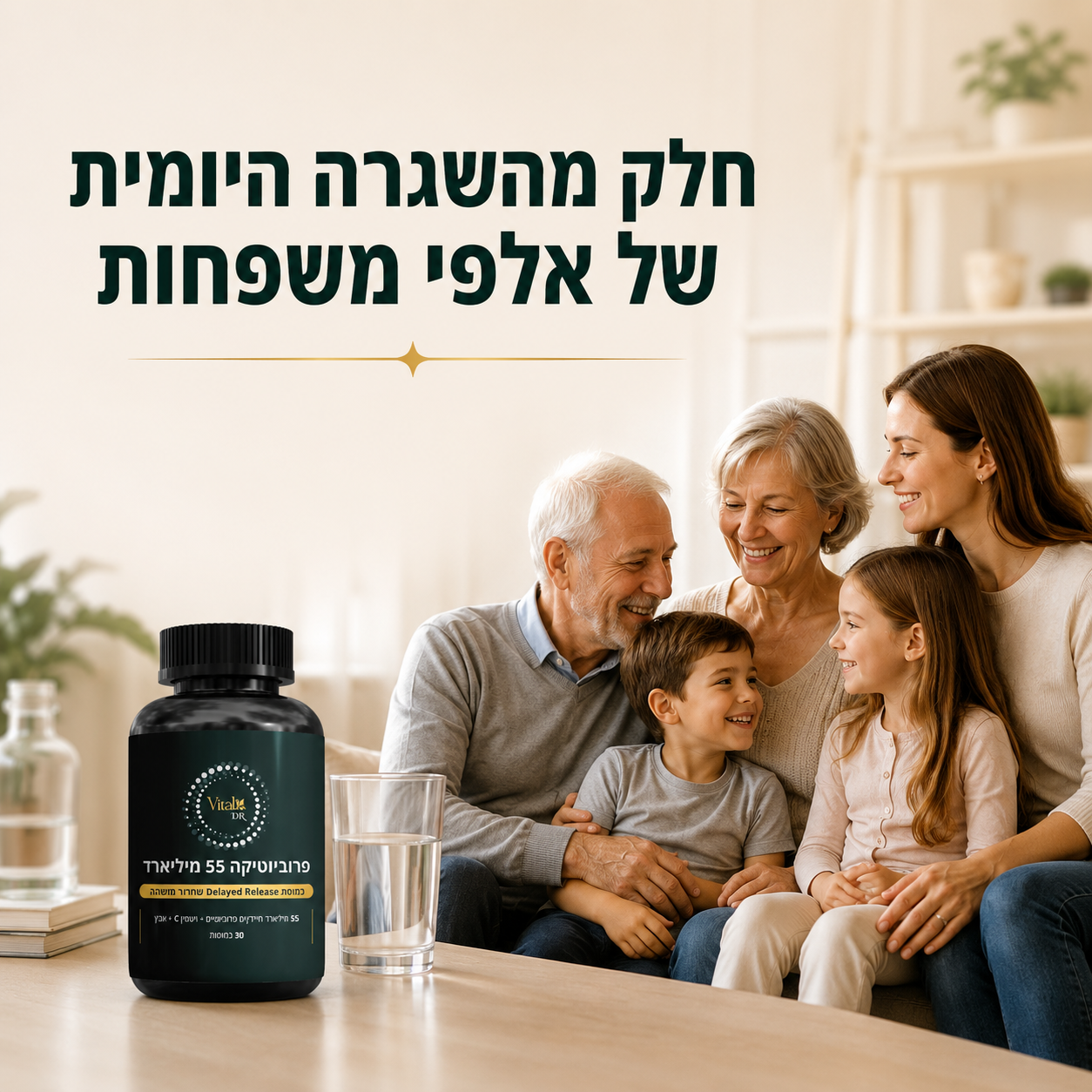 פרוביוטיקה + פרה-ביוטיקה™ – תמיכה באיזון מערכת העיכול